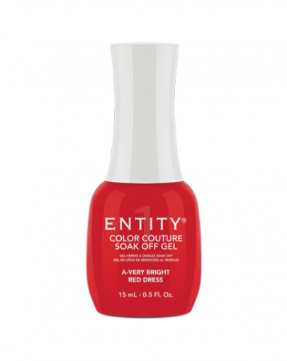 SOAK OFF GEL - A-VERY BRIGHT RED DRESS